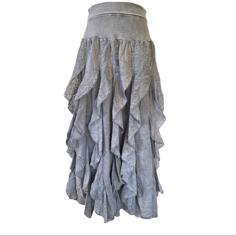 Bohemian lace layer skirt